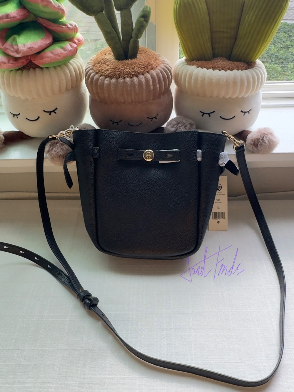 NWT 👜 Tory Burch Small Leather Romy Crossbody